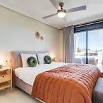 Luxury Apartment Sunset Golf With Spacious Private Garden & Seaview