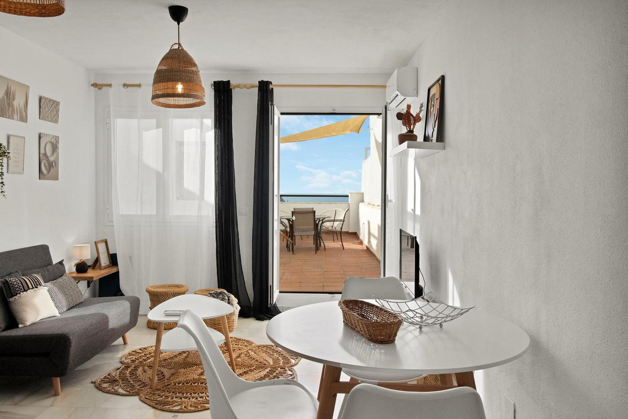 Duplex Estilo Boho Con Increible Terraza Y Vistas Al Mar En - Las Abejeras 609 Apartment