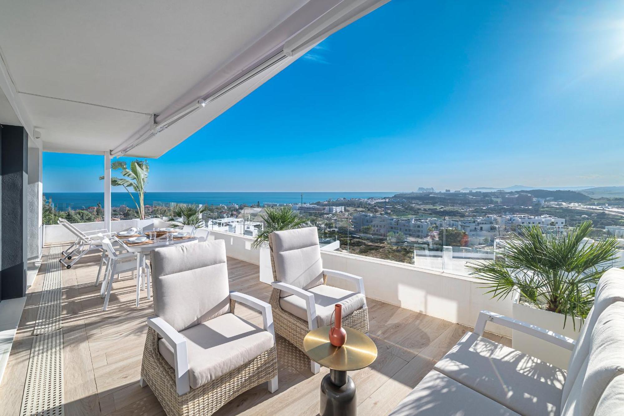 One80 Residences New Corner With Amazing Sea View To Gibraltar & Africa Apartment