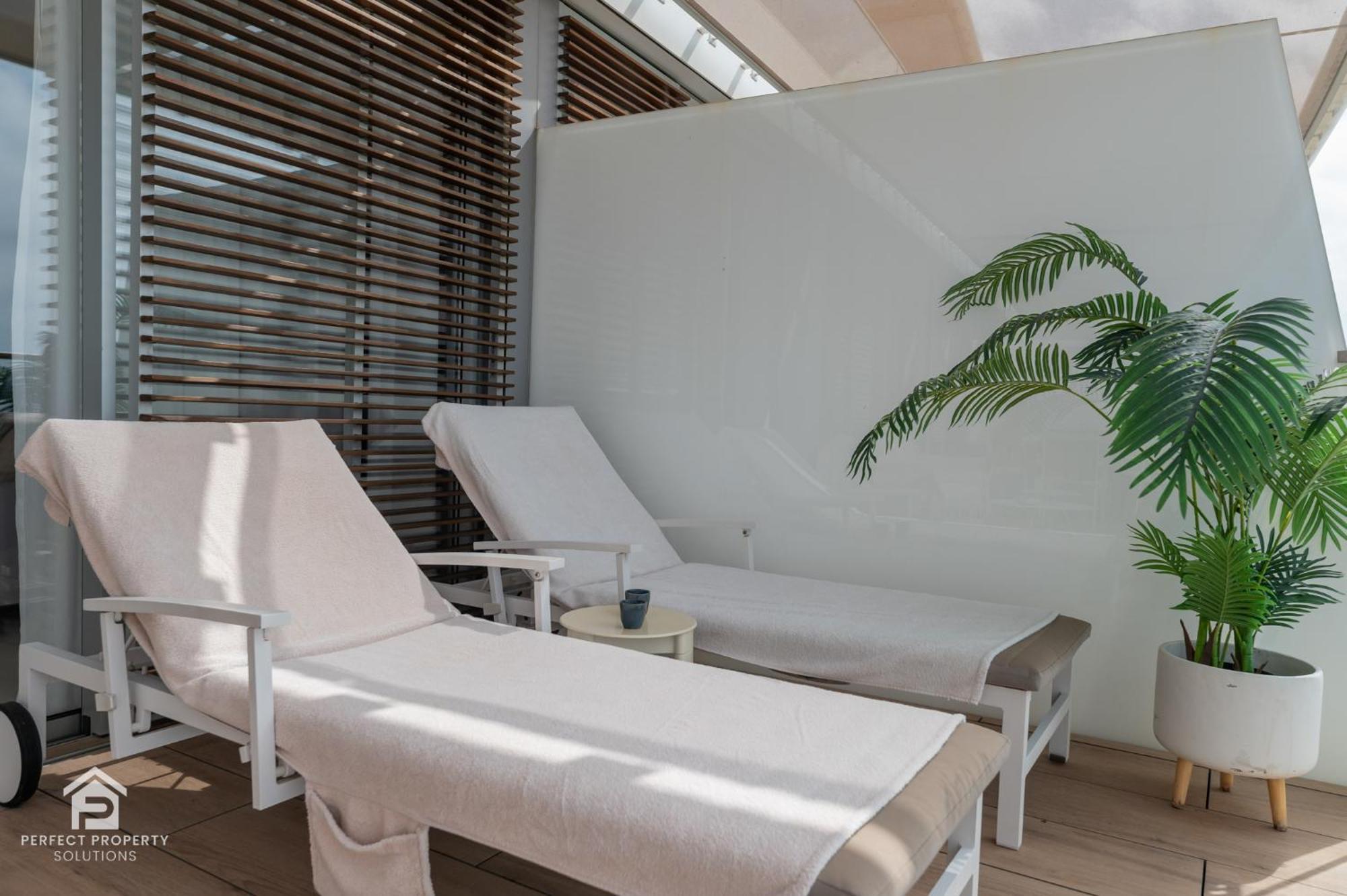 Edge Luxury Beachfront 3br, 3 Pools, Spa, Gym Apartment Estepona