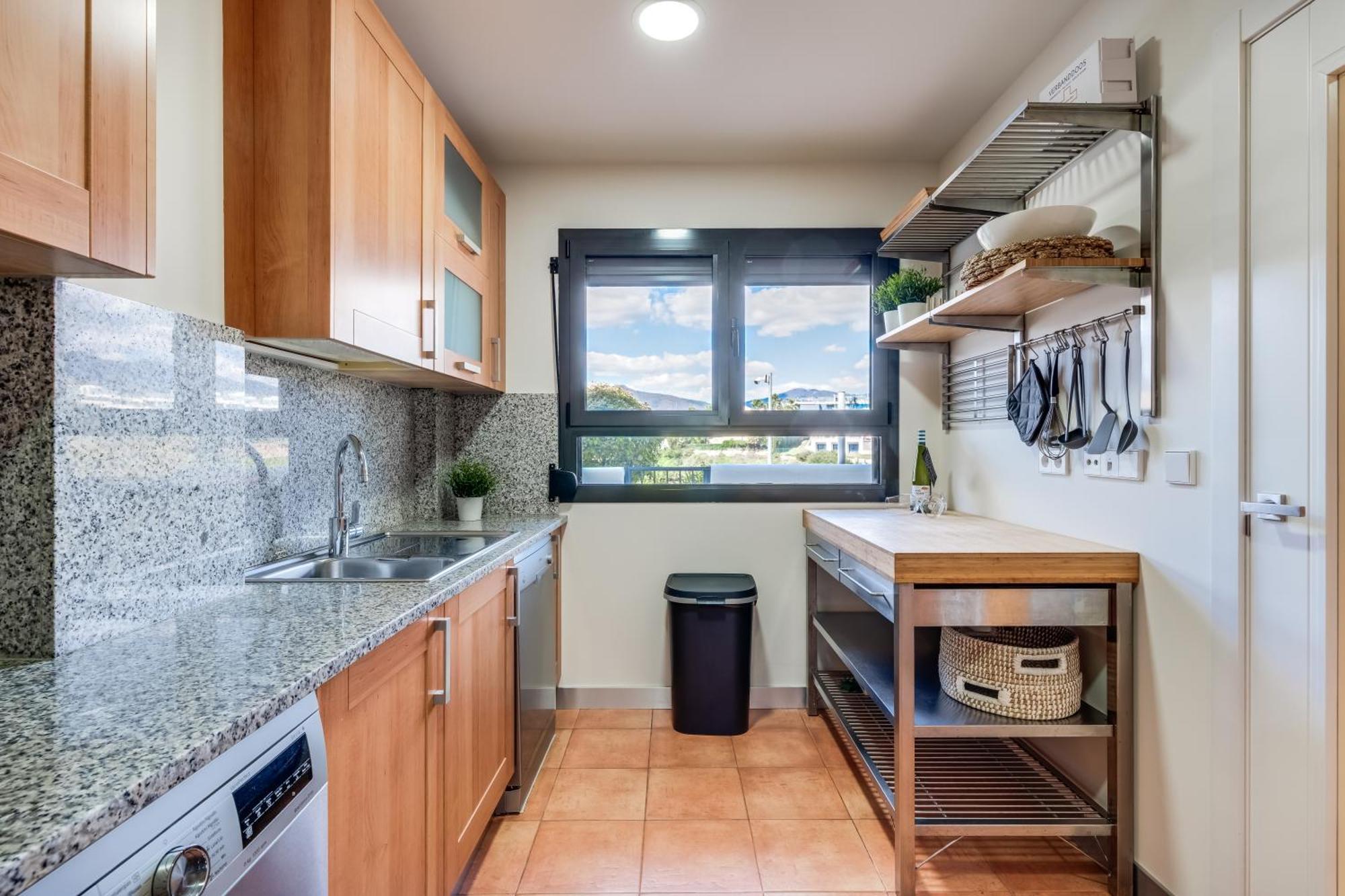 Luxury Apartment Sunset Golf With Spacious Private Garden & Seaview Estepona