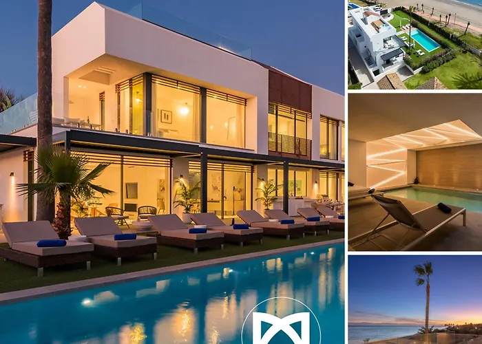 Vacation Marbella I Villa Imare Waterfront, Beachfront Villa, Rooftop Jacuzzi, Indoor Spa