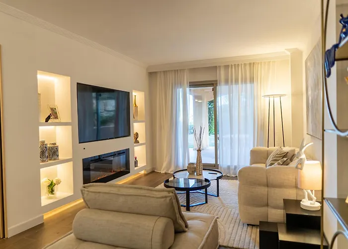 Impresionante Apartamento De Lujo Con Jardin