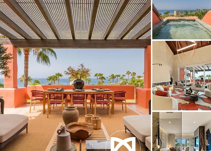 Vacation Marbella I The Signature Penthouse, Sea View, Sauna, Private Heated Jacuzzi, Cutting-Edge Amenities