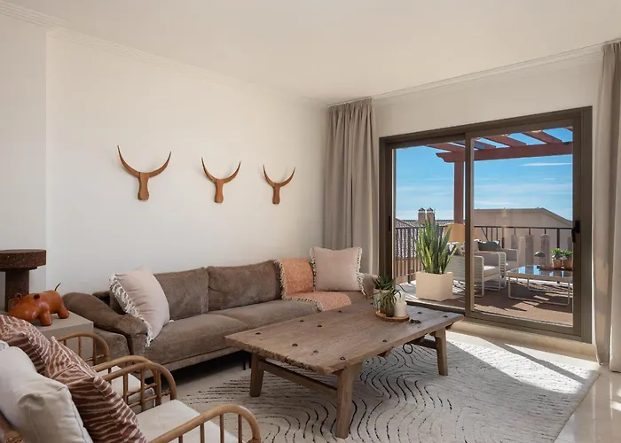 Beautiful Penthouse With Ethnic Interiors