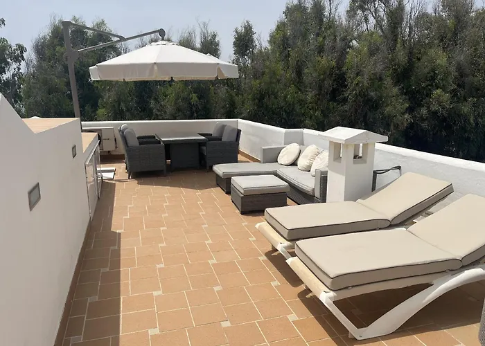 Estepona - Playa - Villa Con Terraza Solarium Con Vistas Al Mar Jo41