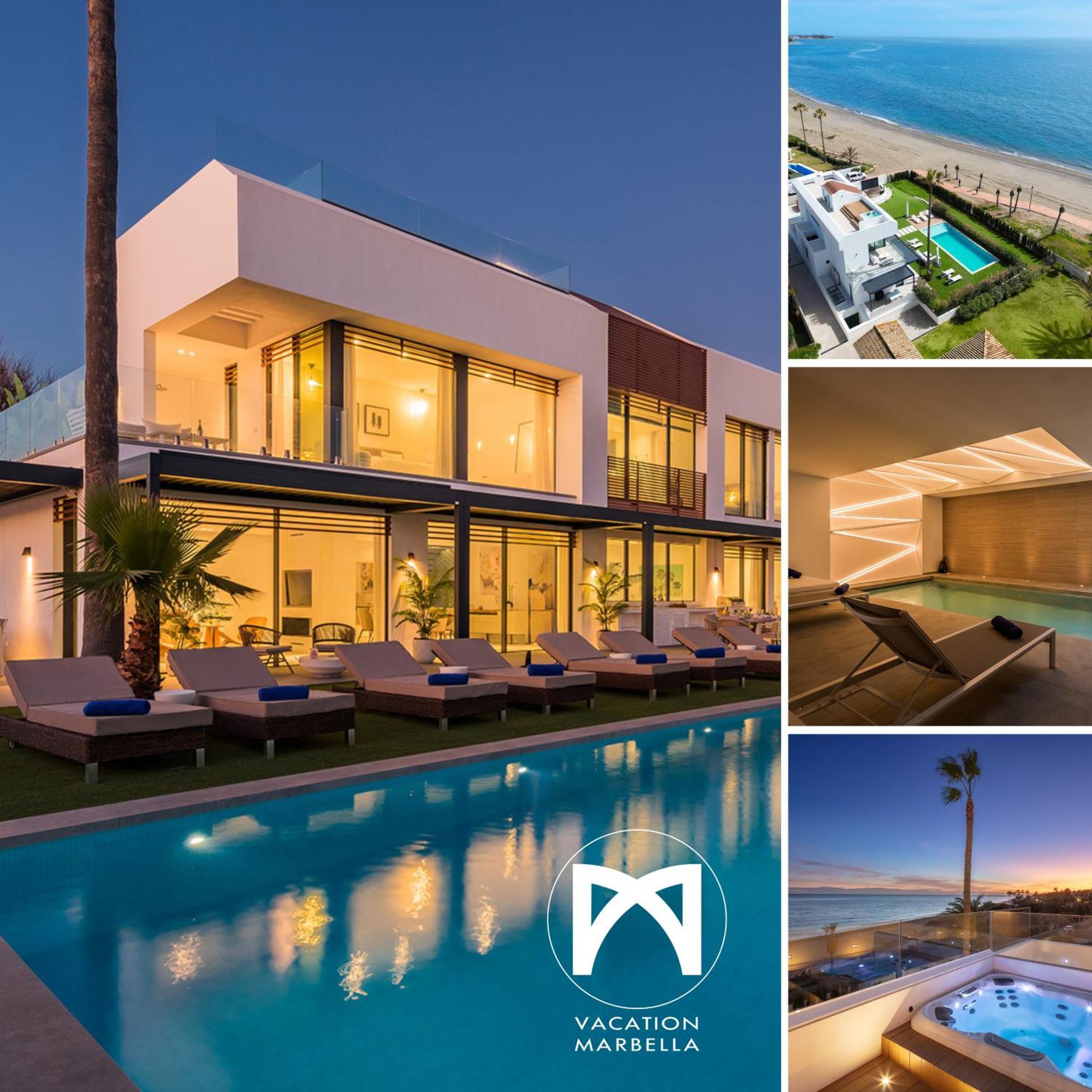 Vacation Marbella I Imare Waterfront, Beachfront Villa, Rooftop Jacuzzi, Indoor * Estepona