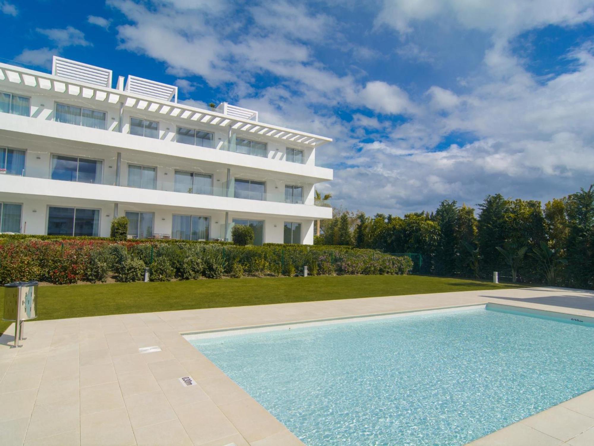 Brand New In Belaire, Pools, Garden Apartment Estepona