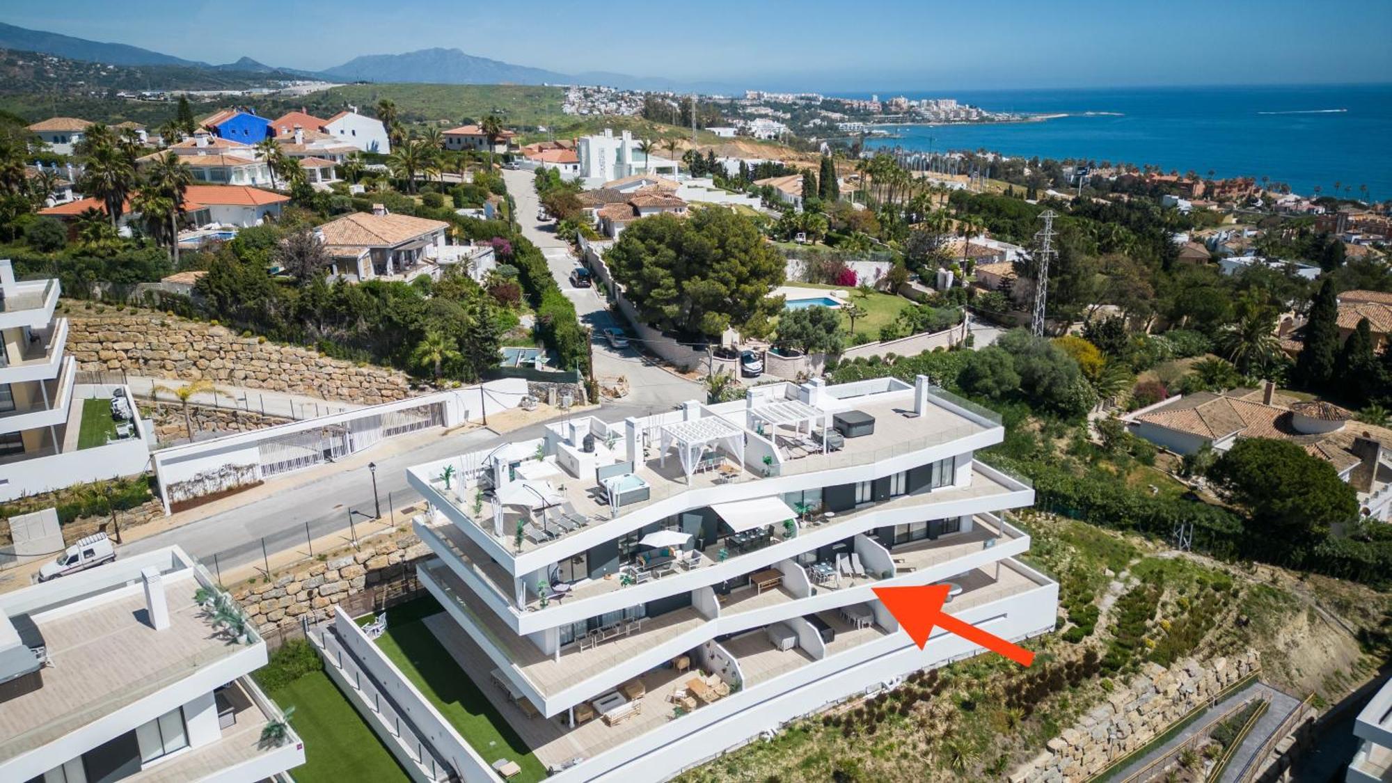 One80 Residences New Modern With Amazing Sea View To Gibraltar & Africa Apartment