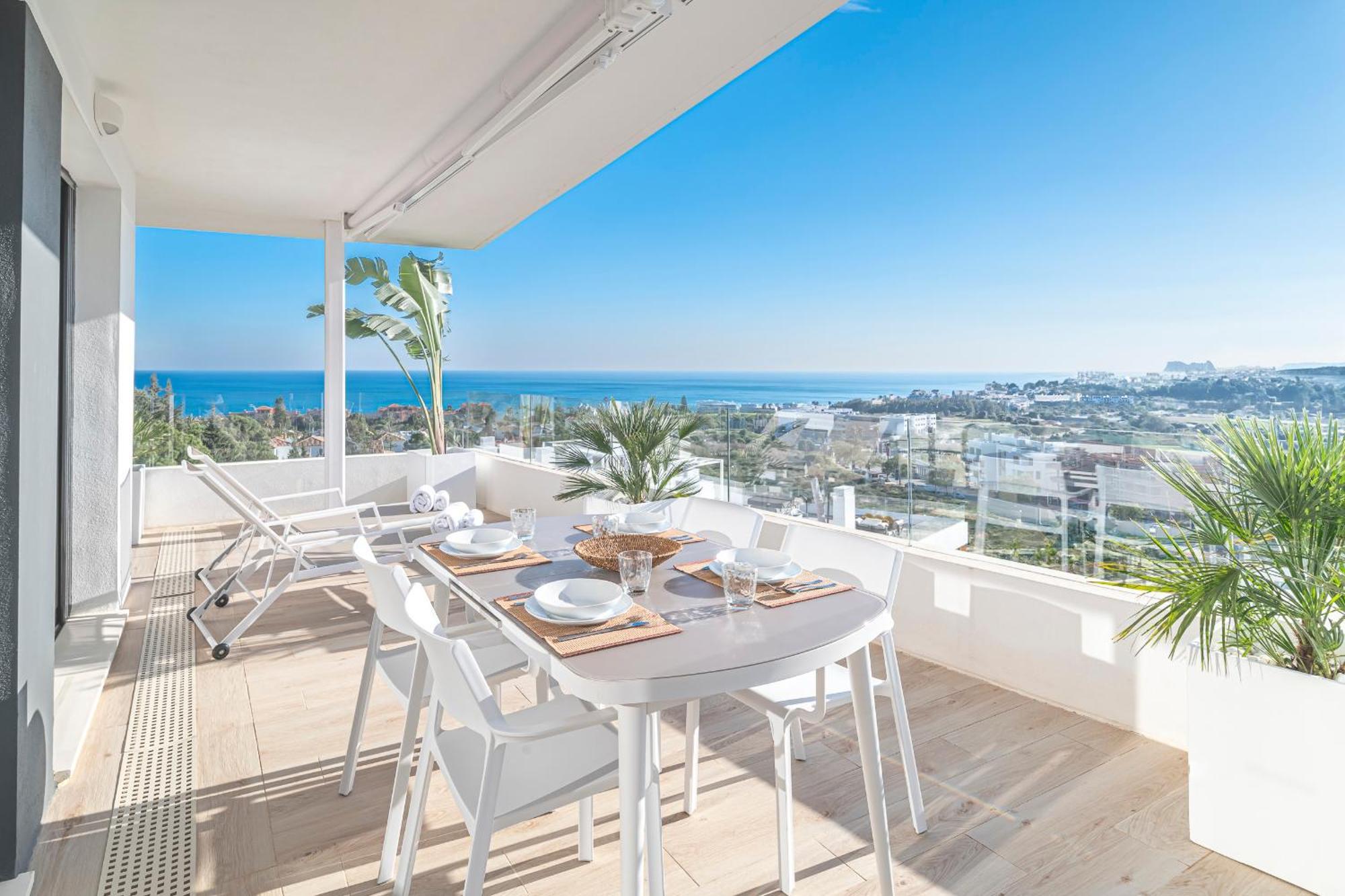 One80 Residences New Corner With Amazing Sea View To Gibraltar & Africa Apartment *