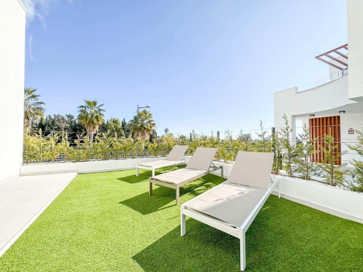 Rooftop Jacuzzi Pools Modern Wifi Townhouse Estepona