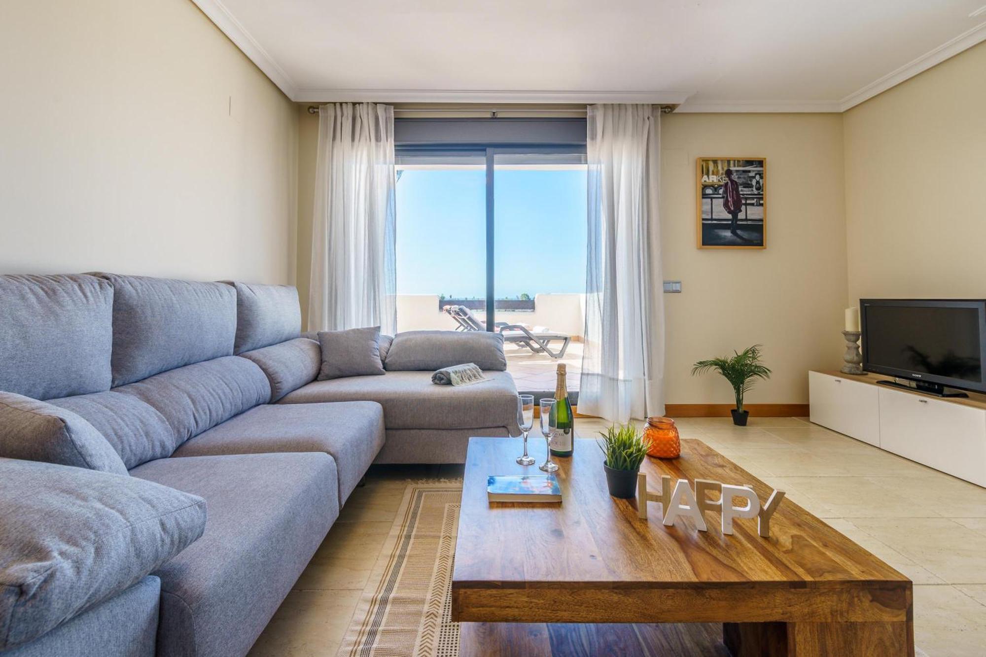 Sunset Seaview Corner With Pool - Happy Estepona