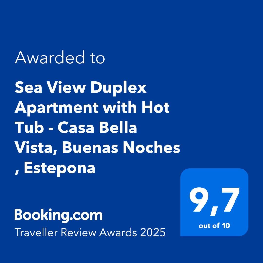 Apartamento Sea View Penthouse With Hot Tub - Casa Bella Vista, Buenas Noches , Estepona