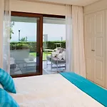 Frontline Beach Ground Floor Apartment With Private Garden, Doncella Beach.