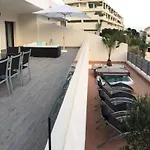 Modern Apartment With View To Gibraltar, Large Terrace And Jacuzzi