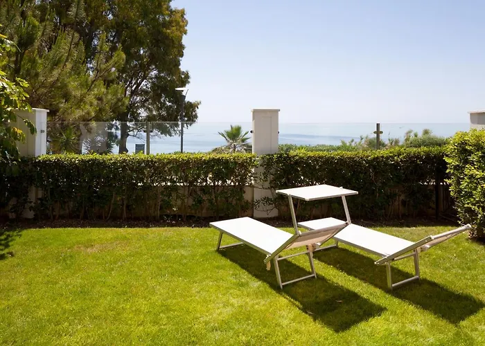 Frontline Beach Ground Floor Apartment With Private Garden, Doncella Beach.