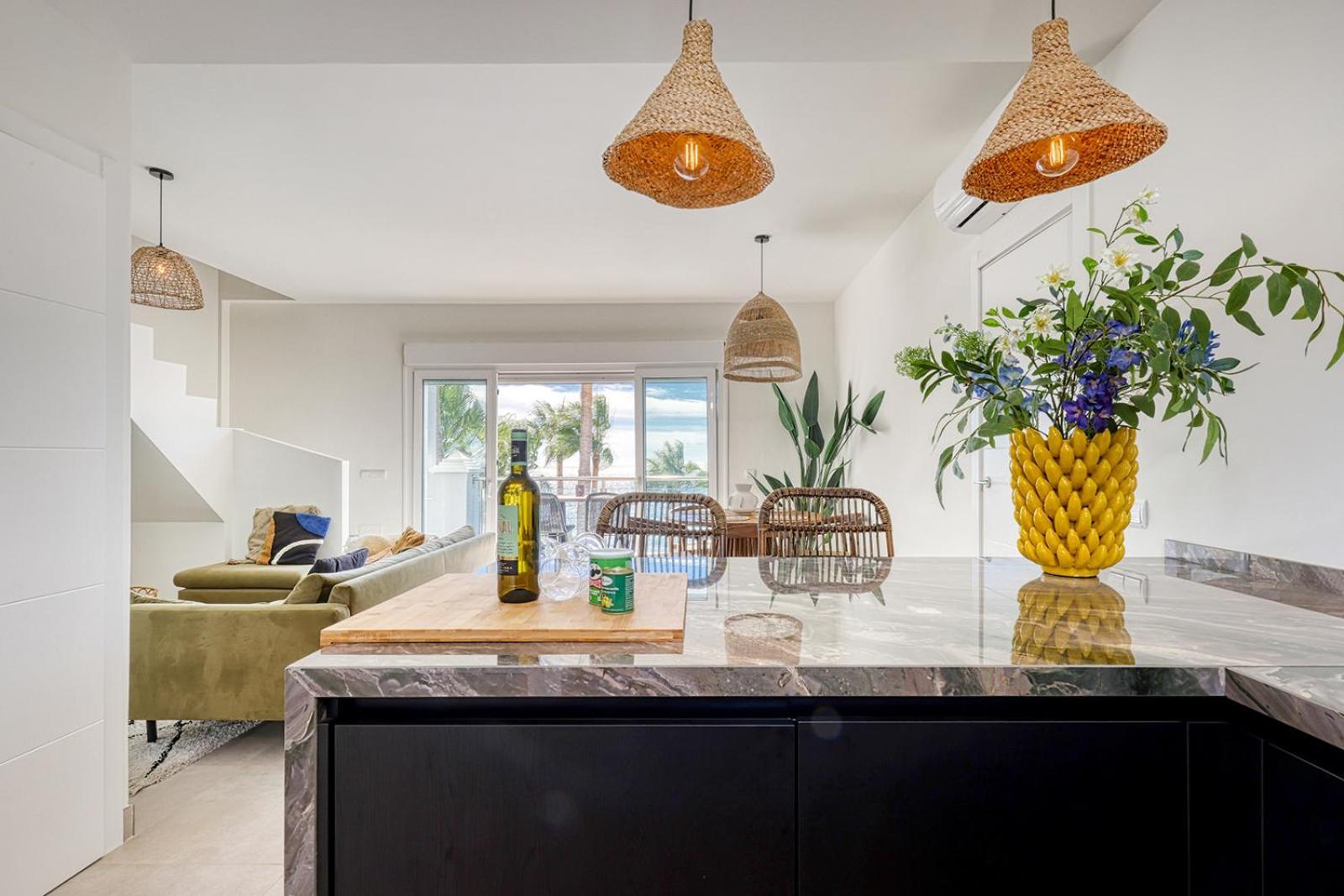 Dalia - Gerenoveerd Direct Aan Zee Apartamento Estepona